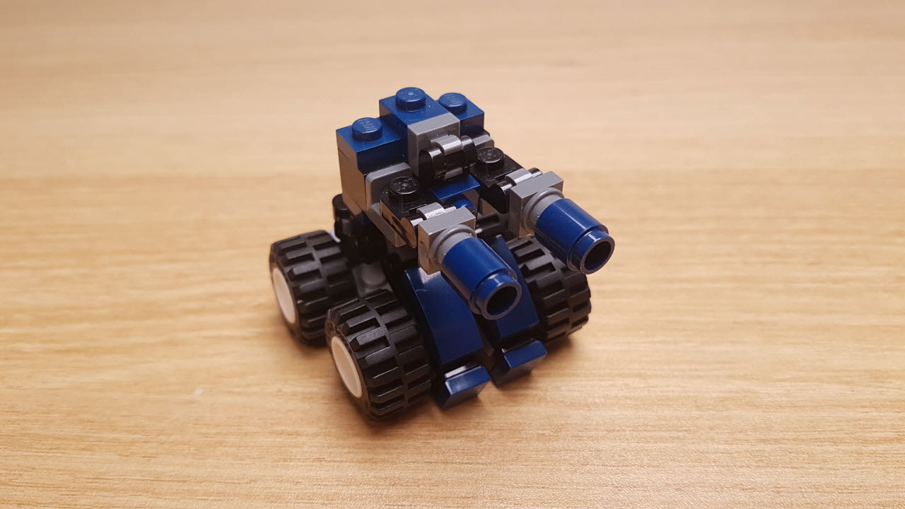 Navy Cannon Transformer Mech
 4 - transformation,transformer,LEGO transformer
