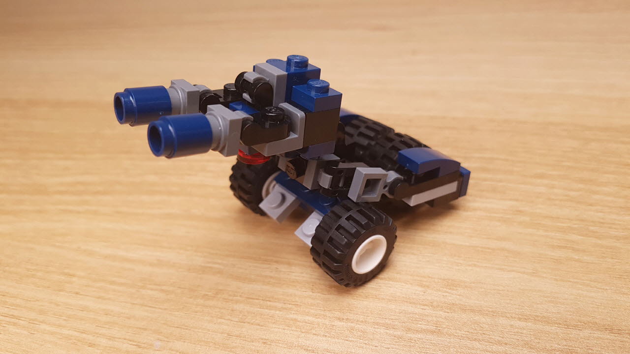 캐논 탱크, 대전차포 변신 로봇 만드는 방법 8 - 변신,변신로봇,레고변신로봇