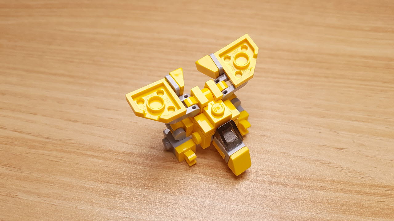 Yellow Eagle - Eagle Transformer Mech
 10 - transformation,transformer,LEGO transformer