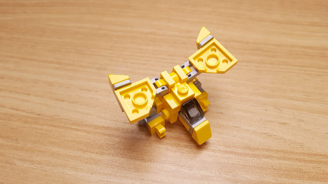 Yellow Eagle - Eagle Transformer Mech
 11 - transformation,transformer,LEGO transformer