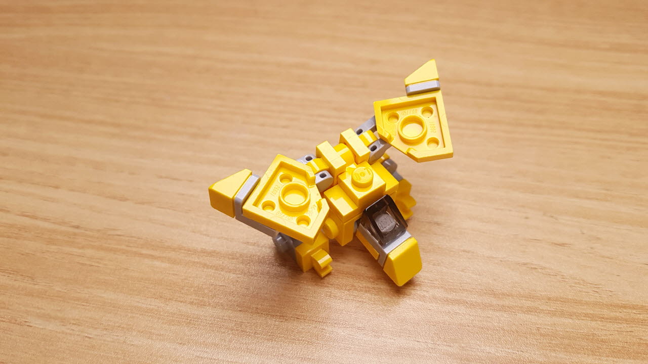 Yellow Eagle - Eagle Transformer Mech
 12 - transformation,transformer,LEGO transformer