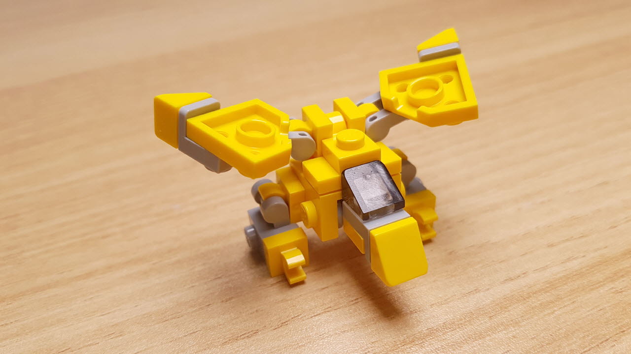 Yellow Eagle - Eagle Transformer Mech
 6 - transformation,transformer,LEGO transformer