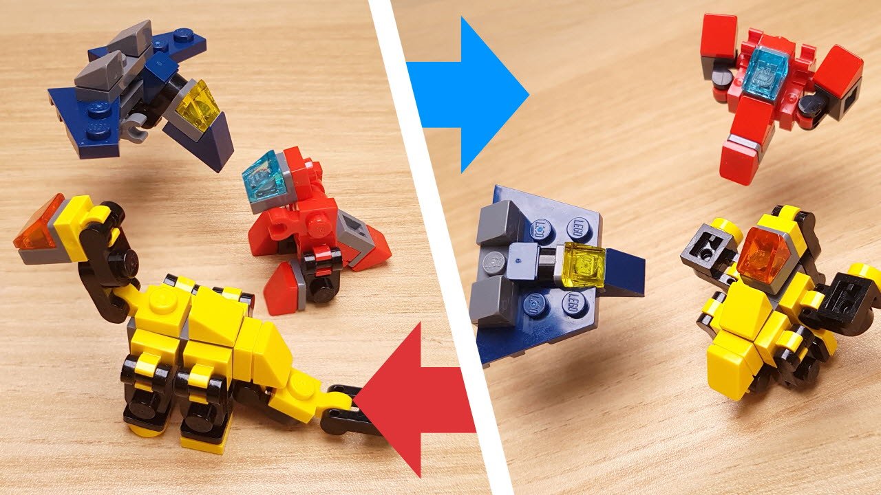 Dinosaurs Transformer Mech - Dinobot Friends
 0 - transformation,transformer,LEGO transformer