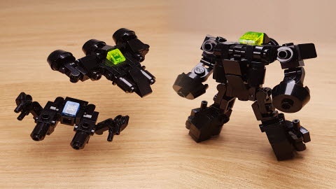 Black Arms - Fighter Jet&Hovercrafet Combiner Robot(transformer mech) 5 - transformation,transformer,LEGO transformer
