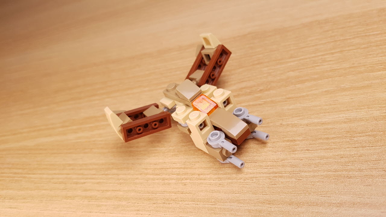 デザートジェット、関節用1×1サイビーツがなくても作れる変形ロボ
 3 - 変身,変身ロボ,レゴ変身ロボ