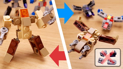 Desert Jet 9 - transformation,transformer,LEGO transformer