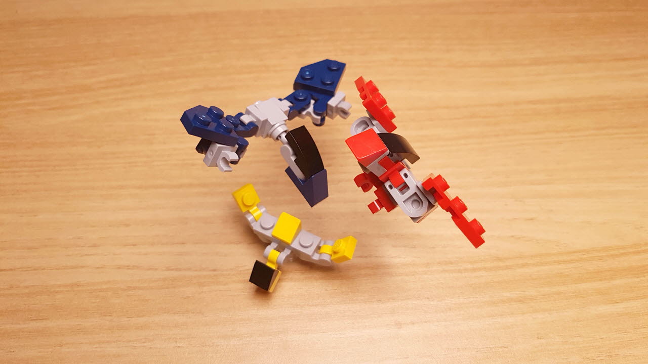 グレートウィング - 戦隊ロボっぽいレゴミニ3段合体ロボ
 2 - 変身,変身ロボ,レゴ変身ロボ