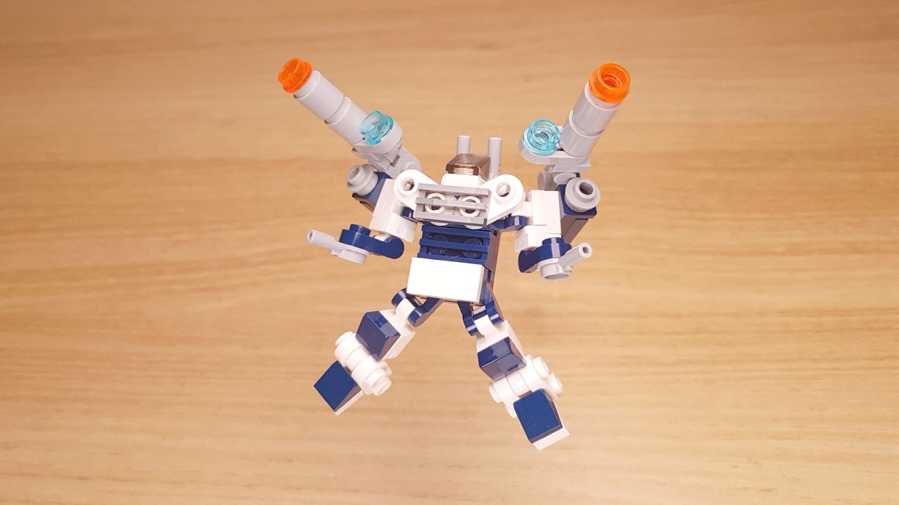 Heavy Arms (unarmed small mech & heavy armed big mech transformer mech)
 2 - transformation,transformer,LEGO transformer