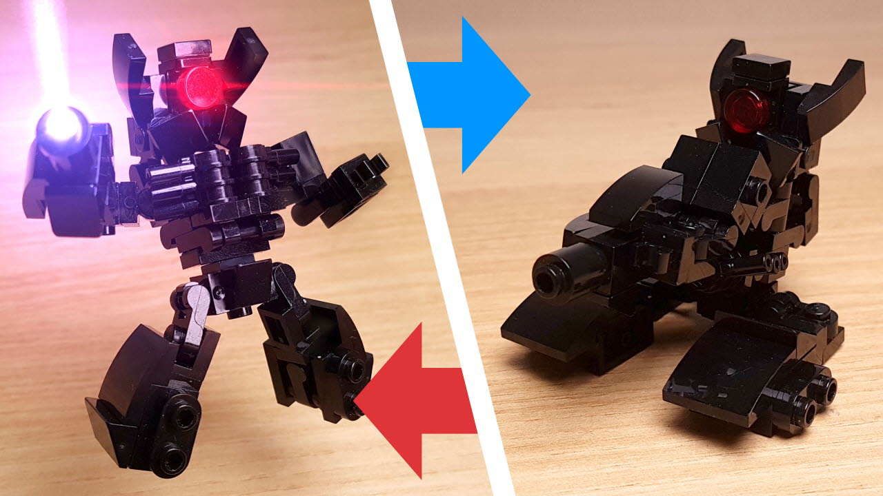 Red one eye (similar with Shockwave)
 0 - transformation,transformer,LEGO transformer