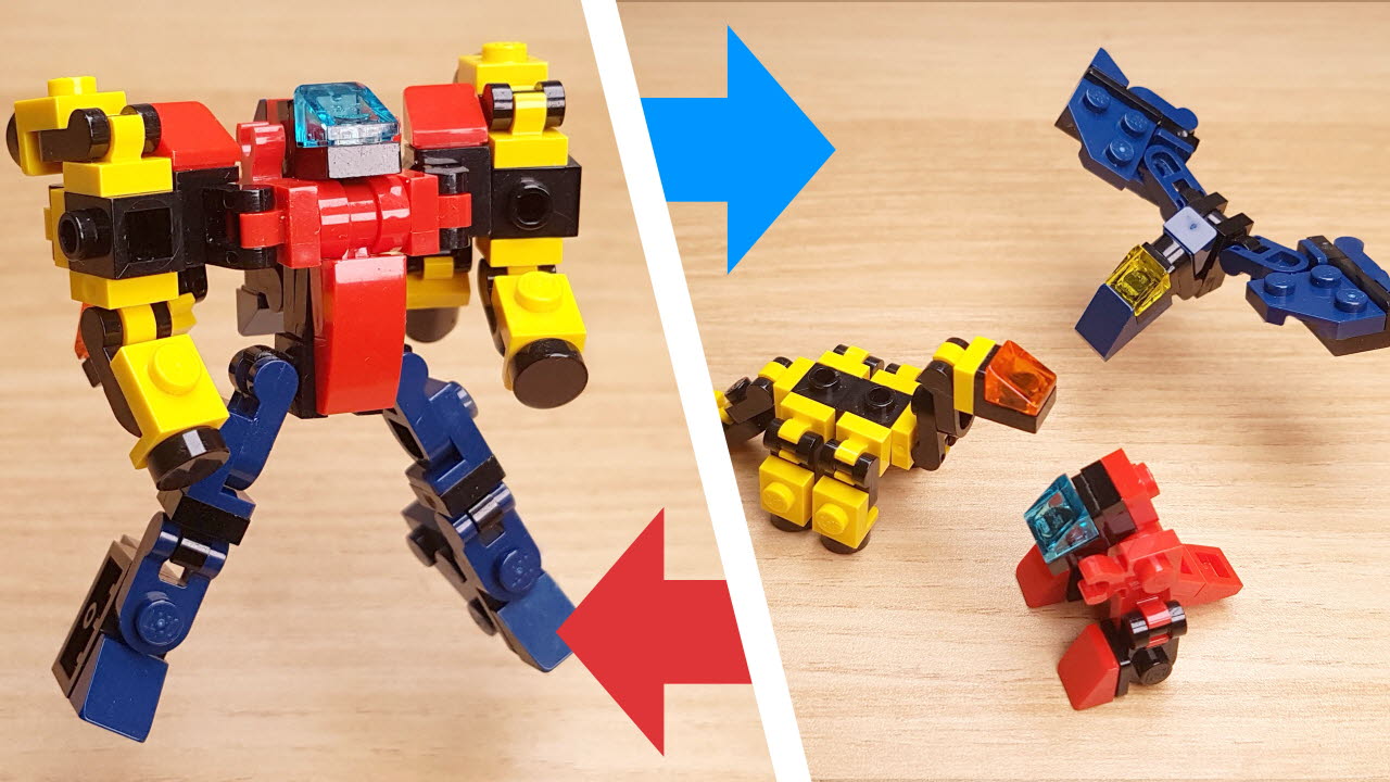 Dinosaurs Transformer Combiner Mech - Dinobot Friends
 0 - transformation,transformer,LEGO transformer