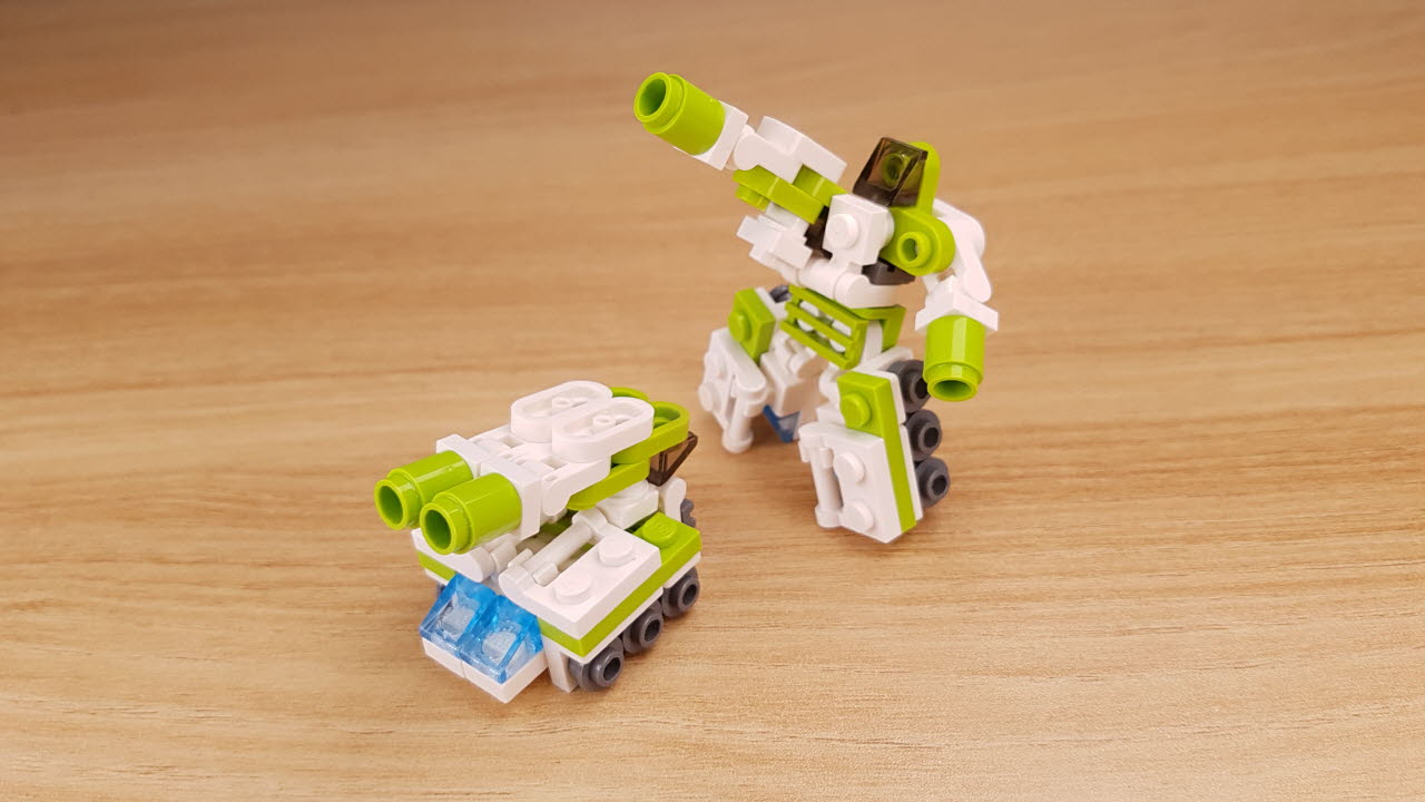 탱크보이 - 더블캐논포 탱크로 변신 6 - 변신,변신로봇,레고변신로봇