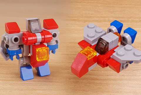 Belly Boy - Micro fighter jet 3 - transformation,transformer,LEGO transformer