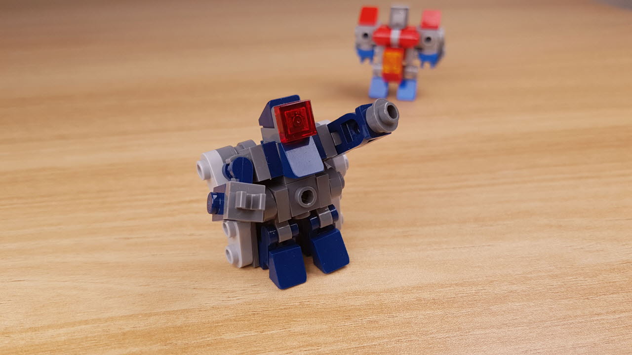 「トランスフォーマー」の「メガトロン」、「ショックウェーブ」っぽいタンクタイプの変形ロボ　コマ撮りアニメ、変形方法、作り方 - ショッカー
 1 - 変身,変身ロボ,レゴ変身ロボ