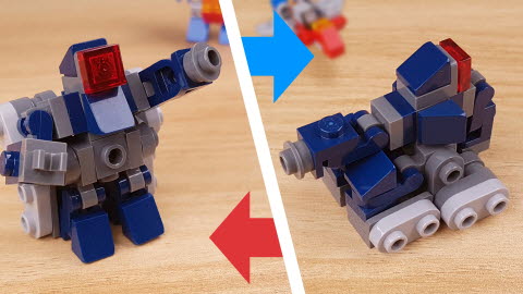 Tank Transformer Mecha (similar to Shockwave) - Shocker 6 - transformation,transformer,LEGO transformer