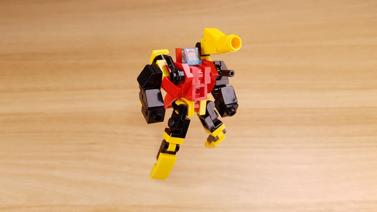 전투기로 변신하는 미니레고로봇 - 제트 스피어 2 - 변신,변신로봇,레고변신로봇