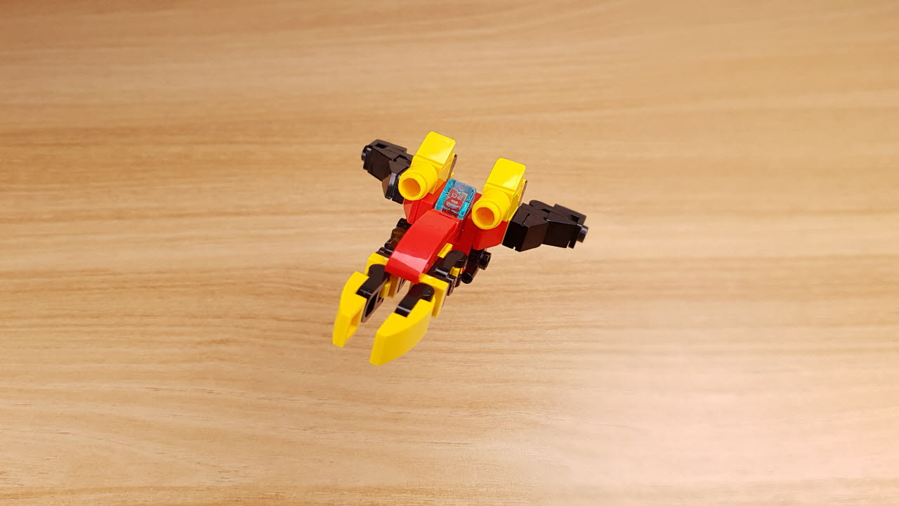 戦闘用ジェットに変形するミニレゴロボ - ジェットスピアー
 3 - 変身,変身ロボ,レゴ変身ロボ