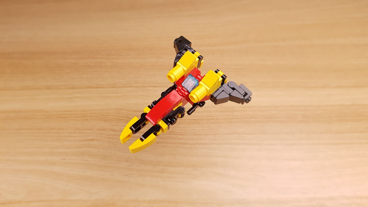 Micro fighter jet transformer robot　- Jet Spear
 4 - transformation,transformer,LEGO transformer
