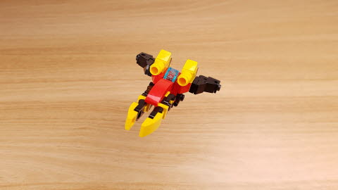 Micro fighter jet transformer robot　- Jet Spear 4 - transformation,transformer,LEGO transformer