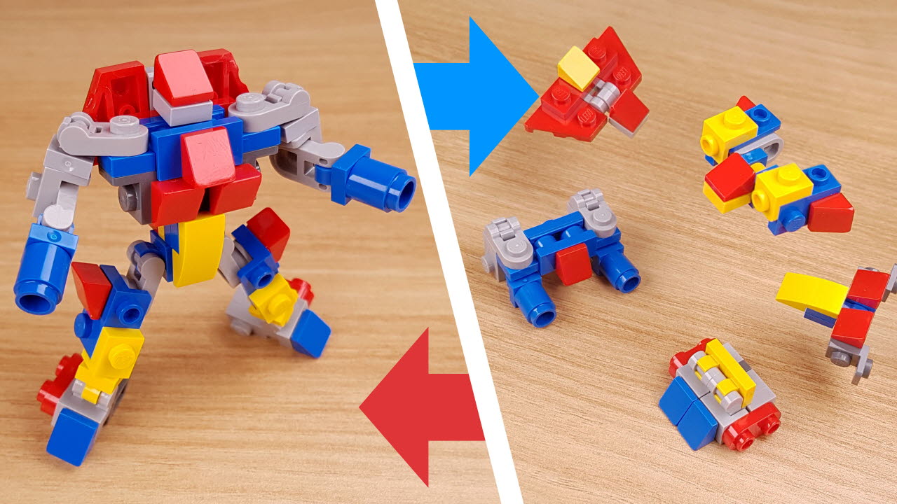 Micro combiner transformer robot　- Combites V
 0 - transformation,transformer,LEGO transformer