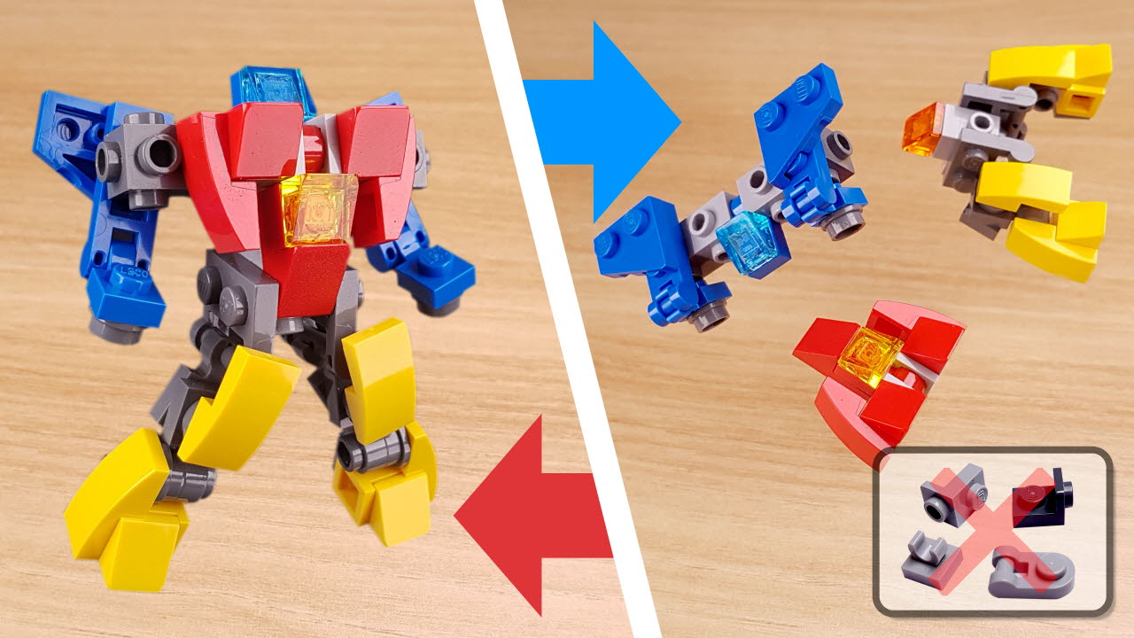 Micro combiner transformer robot　- Zetta robot
 0 - transformation,transformer,LEGO transformer