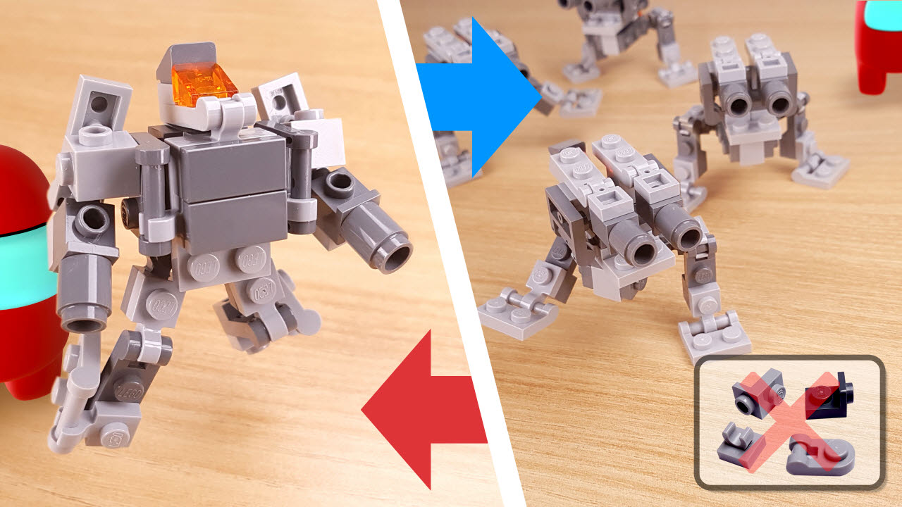 Easy to build transformer mecha - AT-ZT feat. Among Us (using only 39 easy bricks)
 0 - transformation,transformer,LEGO transformer