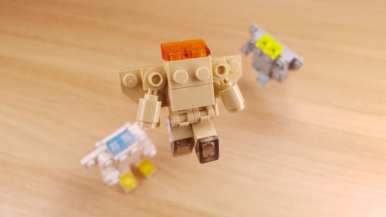 Easy to build transformer mecha - Rescue Boy 2(rescue boy alternative parts ver.) feat. Among Us 
 1 - transformation,transformer,LEGO transformer