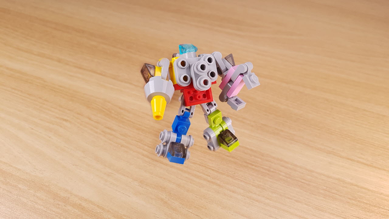 Micro 5 heavy vehicles combiner transformer robot　- Megastator (Similar to Megazord and Devastator)
 1 - transformation,transformer,LEGO transformer