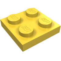 LEGO 3022 Yellow