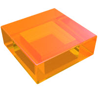 LEGO 3070b Trans-Orange