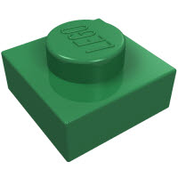 LEGO 3024 Green
