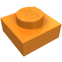 LEGO 3024 Orange