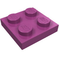 LEGO 3022 Magenta