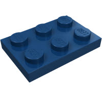 LEGO 3021 Dark Blue