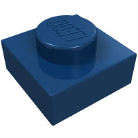LEGO 3024 Dark Blue