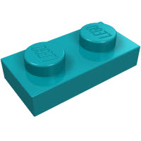 LEGO 3023 Dark Turquoise