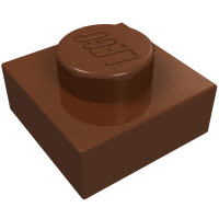 LEGO 3024 Reddish Brown