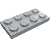 LEGO 3020 Light Bluish Gray