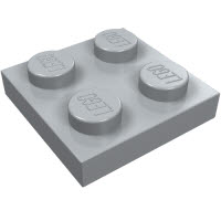 LEGO 3022 Light Bluish Gray