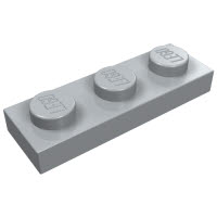 LEGO 3623 Light Bluish Gray