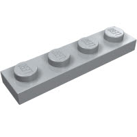 LEGO 3710 Light Bluish Gray
