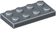 LEGO 3020 Dark Bluish Gray