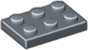 LEGO 3021 Dark Bluish Gray