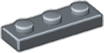 LEGO 3623 Dark Bluish Gray