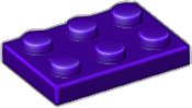 LEGO 3021 Dark Purple