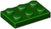 LEGO 3021 Green