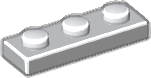 LEGO 3623 Light Bluish Gray