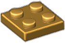 LEGO 3022 Pearl Gold