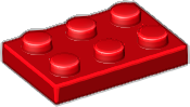 LEGO 3021 Red