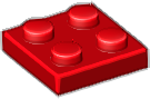 LEGO 3022 Red