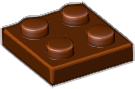 LEGO 3022 Reddish Brown